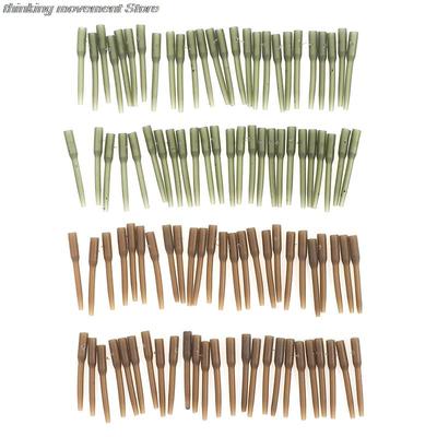 50pcs/lot 30mm Anti Tangle Rubber Sleeves Connect with Fishing Hook Carp Coarse for Carp Fishing Accessories
