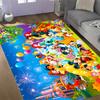 Disneyland Celebration Night Disney Cartoon Theme Anti-Slip Rug - Polyester, Home Decor, Suitable for Bedrooms, Living Rooms, Doorways, and Studios