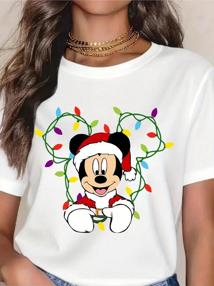 Mouse Holiday Lights TShirt Unisex S