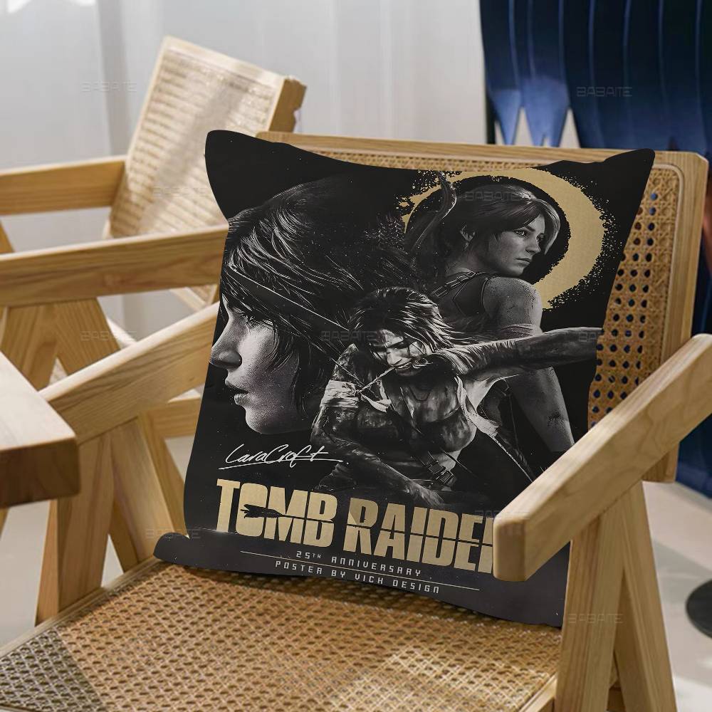 Hot Vedio Game Tomb Raider 123 Lucky Dragon Pillow Cover Sofa Cushion Cover Home Room Decoration Children Gift