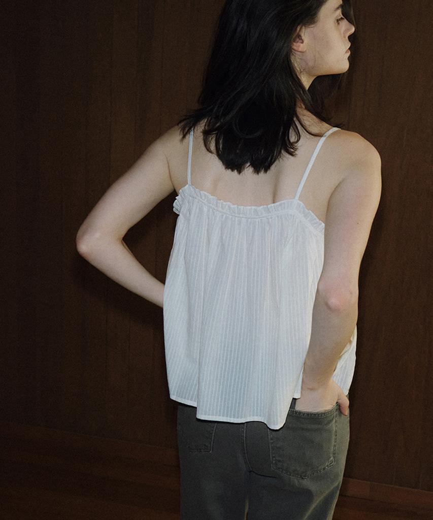 108POUND Levi Frill Bustier_Cream