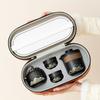 Coarse pottery Qingshan travel tea set Premium light luxury tea set gift box set Yanhe household Qingshan flying bird tea outdoor