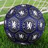 Chelsea England-2  Indoor Soccer Ball Colorful All Ages Machine Stitched PVC Competition Ready Durable High-Bounce SIZE 5 Football.