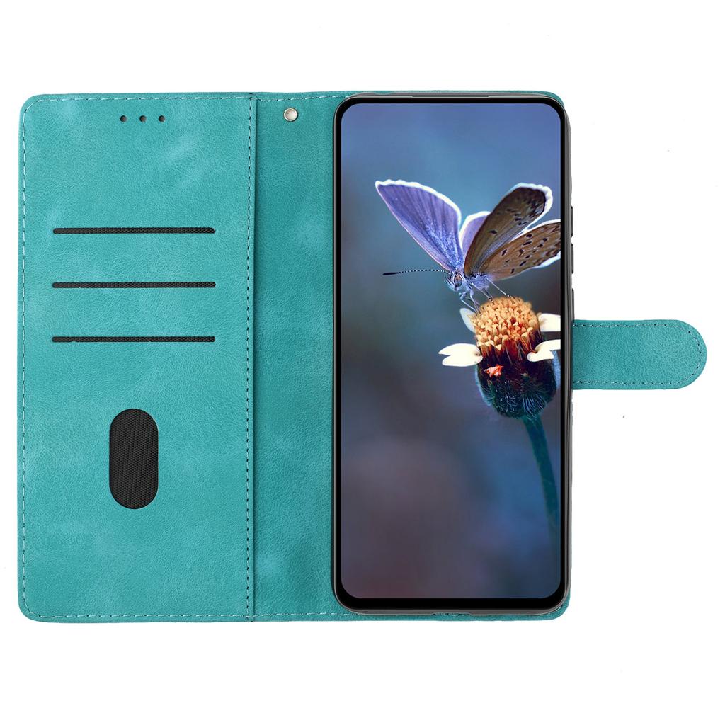 For Honor 200 Lite Case Leather Imprinted Flower Phone Cover Wallet with Wrist Strap