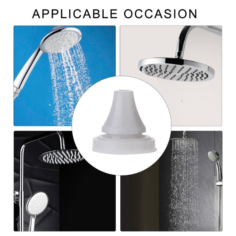 50Pcs Shower Head Replacement Nozzles Sprays Hole Round Tip Shower Head Silicone Nozzle Sprinkler Easy To Install