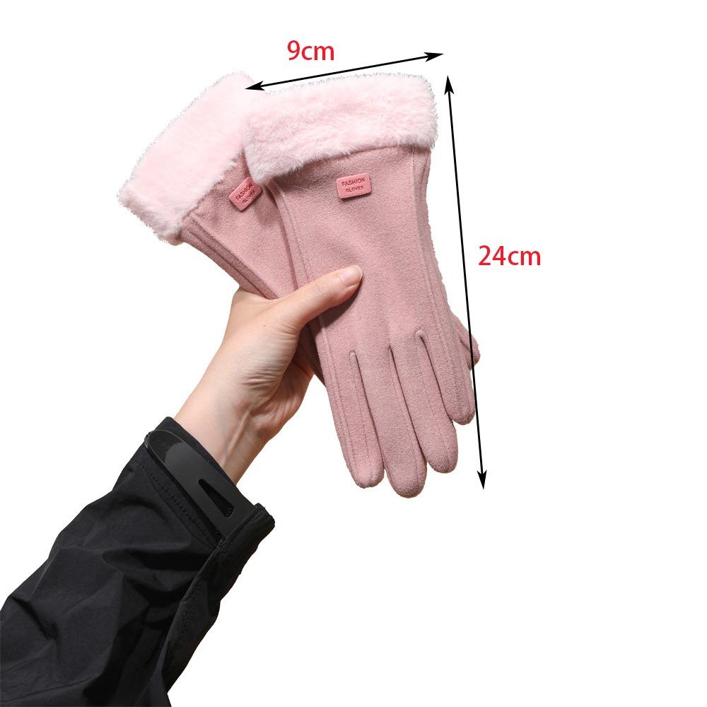 Warme Touchscreen-Handschuhe Touchscreen-Fäustlinge 2024 Winterhandschuhe Radfahren Fahren