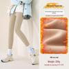 Women's Petite Plus Velvet Shark Leggings for Autumn/Winter - Thick, Tight, Cotton Yoga Pants