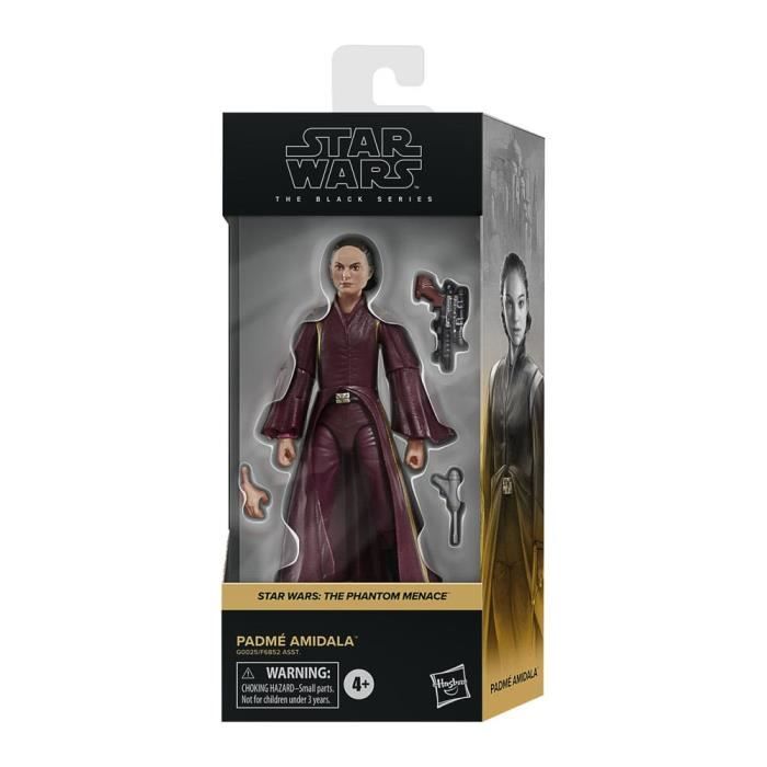 Figurine - HASBRO - Padmé Amidala - 15 cm - 29 points d'articulation - 2 accessoires blaster