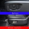 ABS 8Pcs Seat Adjustment Button Trim Cover Accessories for Land Rover Defender 110 2020 (Silver)