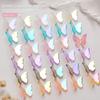Symphony 3D Nail Jewelry Manicure Accessories Aurora Nail Rhinestones Butterfly Nail Decorations
