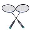 2 Player Badminton Racquets Set Lightweight Carbon Composite Double Rackets for Adults
