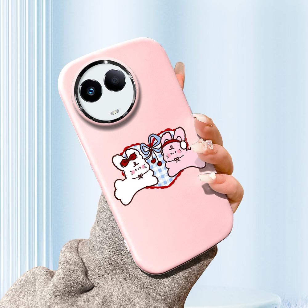 

Сплошной цвет с серебряным краем линзы, жирный корпус, мягкий ТПУ, жидкий силиконовый чехол, противоударный чехол для телефона для OPPO Reno Realme OnePlus OPPO F19S розовый