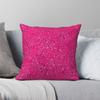 Pink Sparkles Splatter Square Pillowcase Polyester Linen Velvet Printed Zip Decorative Throw Pillow Case Car Cushion Cover 45X45