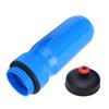 Water Bottle LDPE Portable Mouth Piece Design Sports Kettle for Riding Outdoor Fitness Blue 700ML