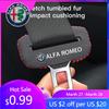For Alfa Romeo 2Pcs Car Decorative Accessories seat belts Seat Safety Belt Buckle Cover For Alfa Romeo 156 159 147 4C 8C 166 Giu