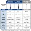 Soocas NEOS II Electric Toothbrush with Jet Washer Sonic Oral Interdental Water 124PSI High Plaque Battery IPX8 Business Dark Purple - 2-in-1