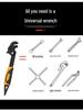 Multifunctional Universal Wrench Set with Extra Wide Adjustable Opening