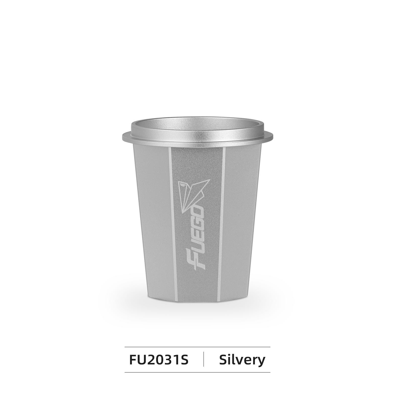 

FUEGO 58 мм Дозирующая чашка для эспрессо-кофе, совместимая с 58 мм портафильтром, профессиональный аксессуар для эспрессо-машины Barista серебряный