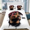 Exquisite 3D 2Pac Tupac Wallpaper Hip Hop Digital Printing Bedding Set Comforter Bed Youth Kids Girls Boys Gift