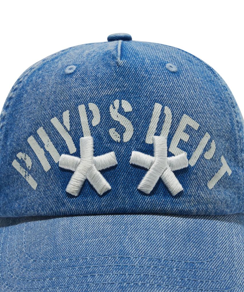 PHYSICAL DEPARTMENT Sparkle Logo Ball Cap_Blue
