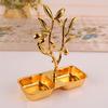 Nordic Gold Serving Tray Stainless Steel Candies Plate Jewelry Storage Rack  For Parties