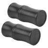 2Pcs Plastic Billiard Cue Joint Protectors Black Pool Cue Stick Joint Protectors Billiard