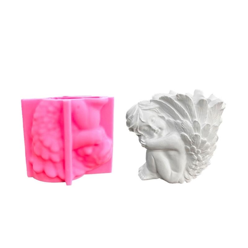 

Силиконовая форма для суккулентов, форма для цветочных горшков в виде девочки, форма для свечей, подставка для ручек, органайзер для макияжа, формы для эпоксидной смолы 1
