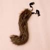 Womens Ladies Fashion Casual Plush Imitation Lowrie Tail Adjustable Tail