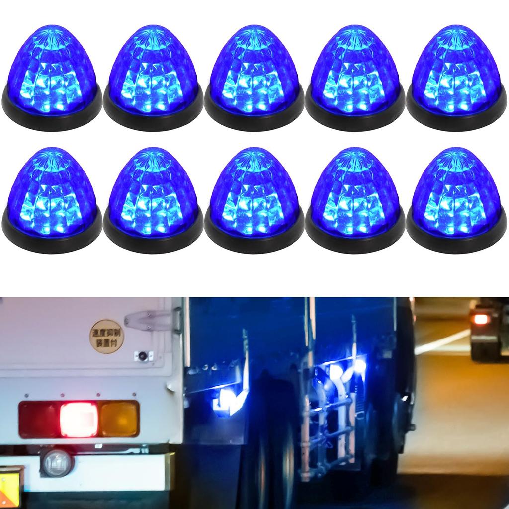 [Joyeux H] Truck Side Marker 24V Marker Lamp High Brightness 16 LED Track Marker