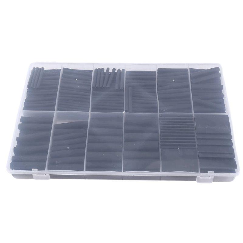 800 Pcs Heat Shrink Tubing Kit-3:1 Ratio Adhesive Lined,Marine Grade Shrink Wrap - Industrial Heat-Shrink Tubing