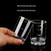 FANKAQI Crystal Glass Baijiu Drinkware Set with Scale