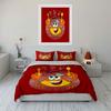 Happy Crab Eating Ice Cream Bedding Duvet Cover Set Duvet Cover Pillowcases  (1*Duvet Cover 2*Pillowcases, Without Duvet Insert)