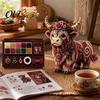Progetto Artistico con Perline Mucca delle Highlands Kit, Artigianato Fai da Te Mitico Animale Decorativo 3D con Perline, per Adulti Adolescenti Kit Regalo Fatto a Mano Ornamento