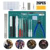 26Pcs Gundam Modeler Basic Tools Kit Car Model Building Craft Set Model Base Tool Suite