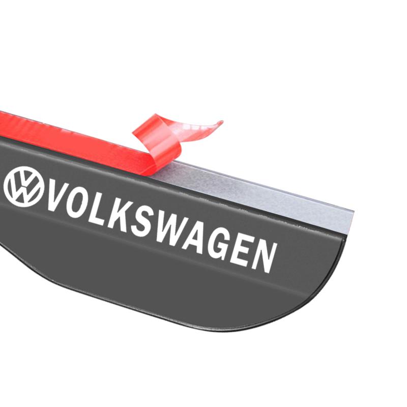 2Pcs Car Rear View Side Mirror Rain Board Sun Visor Eyebrow Guard For Volkswagen Golf-6 7 4 5 POLO Passat B5 B6 B7 T4 T5 Tiguan Jetta Gol