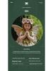 Vintage Flower Fairy Resin Garden Ornament - Angel Sculpture