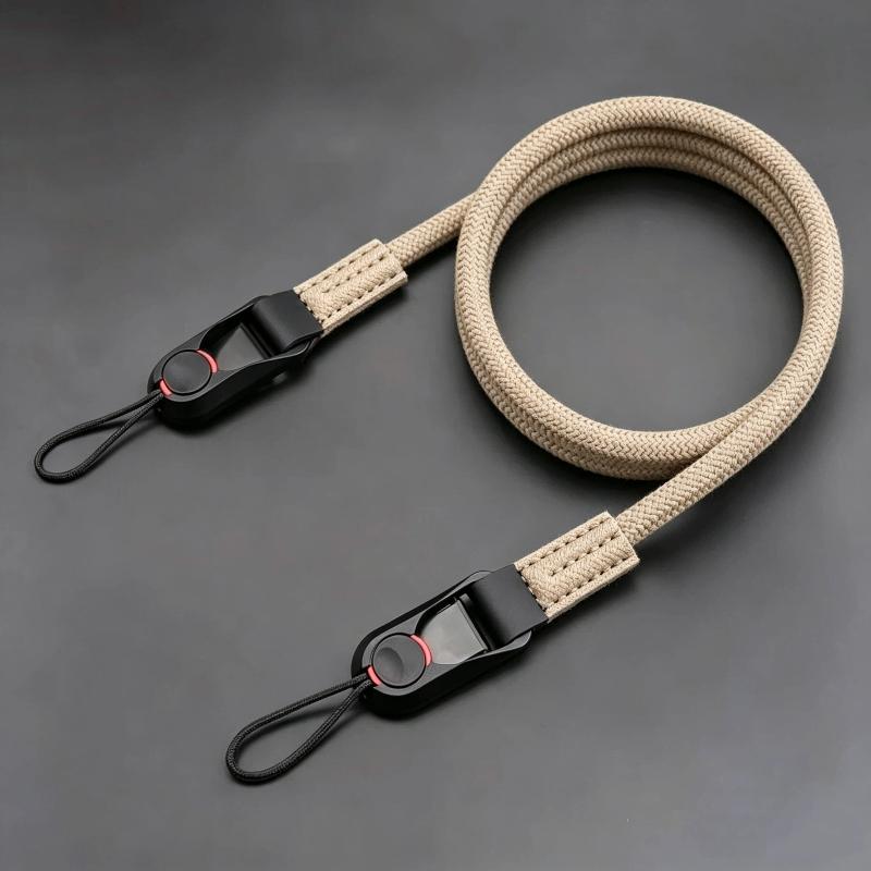Quick Release Round Rope Camera Strap, Fast Detachable Shoulder & Neck Strap For Mirrorless Camera, Adjustable
