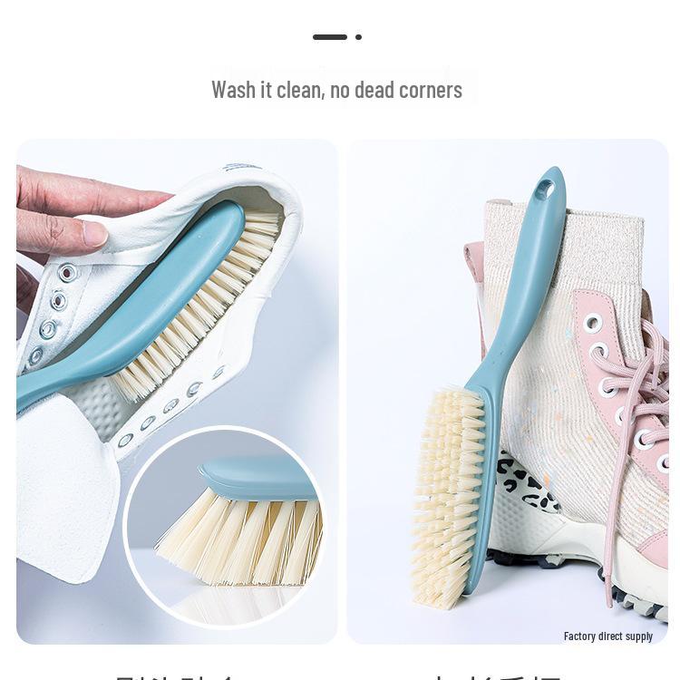 Multifunctional Soft Bristle Shoe and Laundry Cleaning Brush