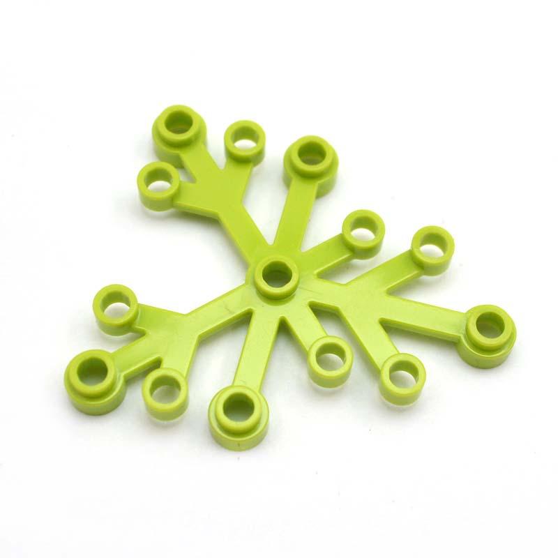 

20pcs Compact Particle Assembling Block Parts Forest Plants Branch Large Leaf Trees Leaves Compatible with with Lego 2417 DIY Toysets