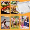 Aluminum Foil Trays Non-Stick Baking Pans BBQ Tray Food Grade BBQ Bowl for Air Fryer Oven Baking Cooking Kitchen Baking Tool
