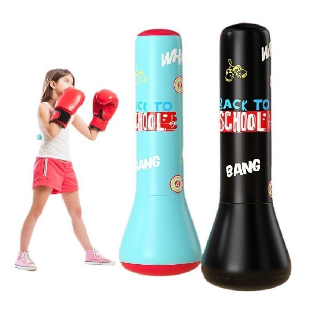 Inflatable Kids Boxing Sandbag PVC Fitness Sand Bag Children Punching Bag Gym Training