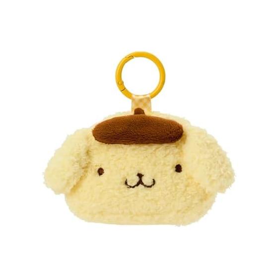 Sanrio Mini Pouch with Face-shaped Carabiner Pom Pom Purin Recommended for ages 3 and up 015695