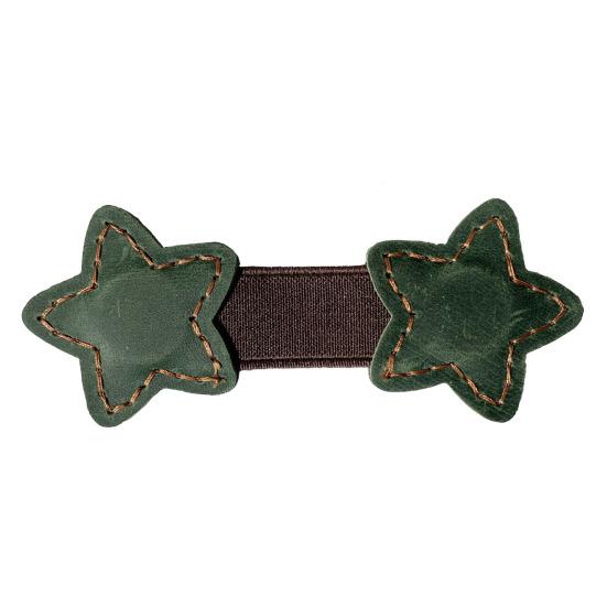Magnetic Faux Leather Bookmark Cute Star Shaped Page Clips Strong Magnet Bookmark Clip for Reading Lovers Women Men