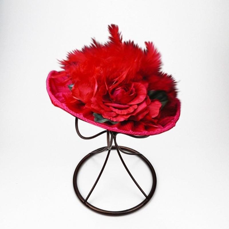 Iron Hat And Wig Display Stand Featuring Modern Designs and Easy Maintenance Home Organization Storage Solution