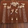 Ancient Style Hanfu Headdress Tassel Hairpin Set - Fairy-Inspired Chinese Costume Hair Accessories for Women