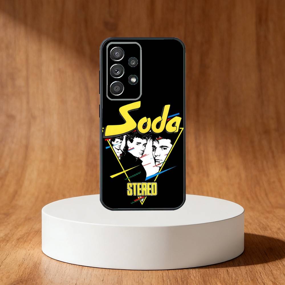 Rock Band S-Soda S-Stereo Phone Case For Samsung S25,S24,S21,S22,S23,S30,Ultra,S20,Plus,Fe,Note,10,9,5G Black Cover