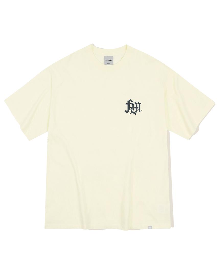 FILLUMINATE Oversized Signature T-Shirt - Cream