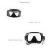 Adult Scuba Diving Mask Tempered Glass High Defination Swimming Goggles with Nose Cover Snorkel Gear Freediving Swim