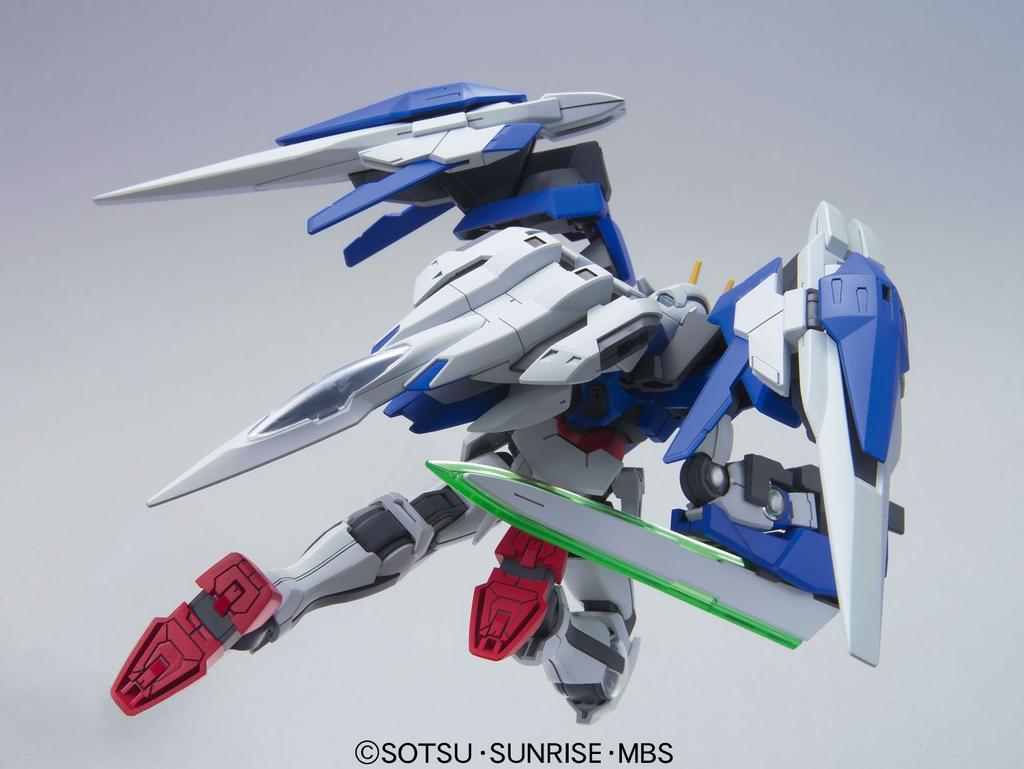 HG Double O Raiser Kondensatoranzug Gundam 1/144 GN-0000+GNR-010 (GN-Typ) (Handy 00)