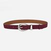 Retro High-end Belt for Women's Genuine Leather Matte Reverse Velvet Versatile Jeans Trendy Decorative Belt for Women